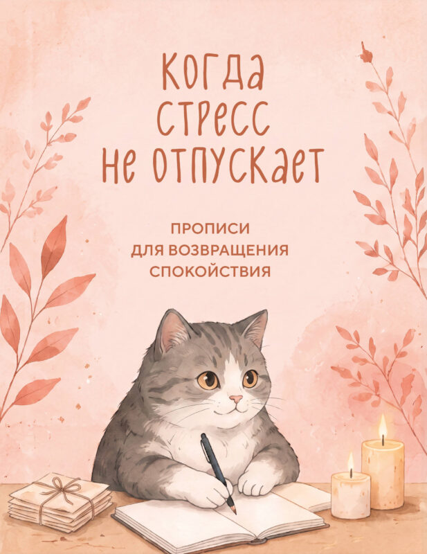 Когда стресс не отпускает. Прописи для возвращения спокойствия